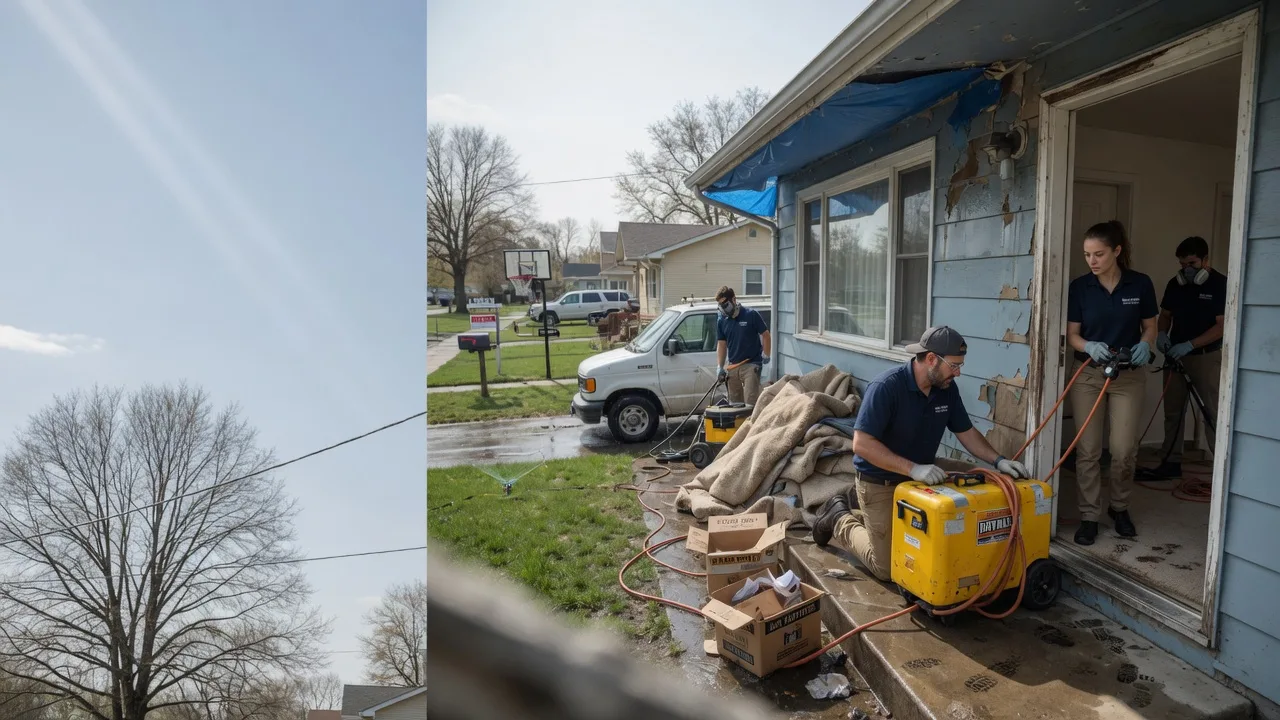 Basement Flood Cleanup in Webster, KY near me